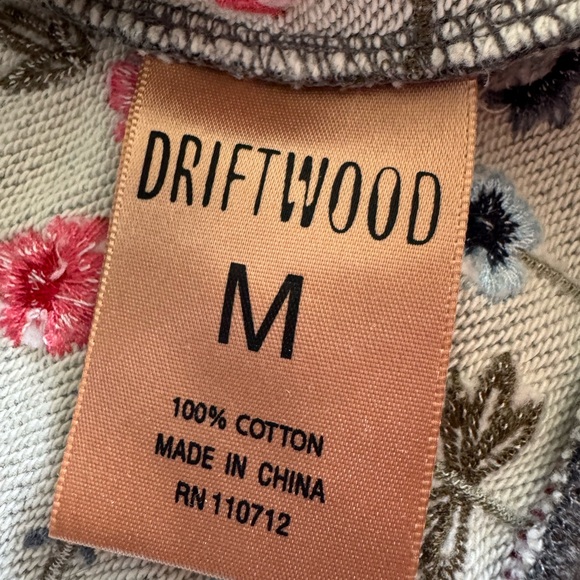 Driftwood embroidered zip up hoodie - Picture 4 of 7